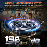 Cubot KingKong Power 5 – Rugged Smartphone with 15300mAh Battery, 6.88" 120Hz Display, Android 15, 16GB RAM + 128GB Storage, IP68/IP69K