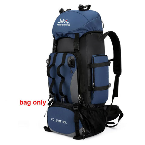 90L Waterproof Hiking & Camping Backpack – Large Capacity Outdoor Trekking Bag