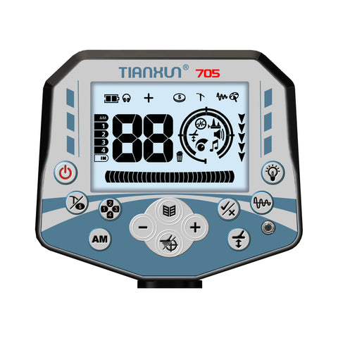 Tianxun TX-705 Professional Long Range Gold Metal Detector – Deep Underground Detection with LCD & Waterproof DD Coil