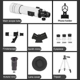 BORWOLF 70400 Professional High-Definition Astronomical Telescope – 333X Magnification