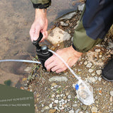 Portable Outdoor Water Filter Pump – Emergency Camping & Survival Water Purifier (5000L Capacity)