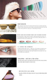 VIAHDA Polarized Sports Sunglasses for Women – UV400 Protection, Lightweight Aluminum-Magnesium Frame