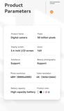 Xiaomi 4K Digital Camera – 50MP Sensor, 16X Optical Zoom, Anti-Shake