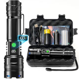 MaxLumenit™ 1,000,000 Lumen Rechargeable LED Flashlight – Ultra-Bright, USB-C, Waterproof, Zoomable Torch for Outdoor & Emergency Use