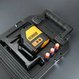 DEWALT DW088CG 30m Self-Leveling Green Cross Line Laser Level with Case – Horizontal & Vertical 2-Line