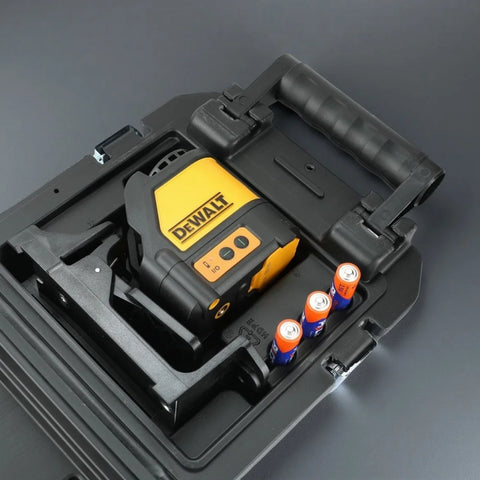 DEWALT DW088CG 30m Self-Leveling Green Cross Line Laser Level with Case – Horizontal & Vertical 2-Line
