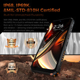 OUKITEL WP53 PRO Rugged Smartphone – 24GB+256GB, 11000mAh Battery, Android 15, 6.52" HD Display, 50MP Camera, NFC