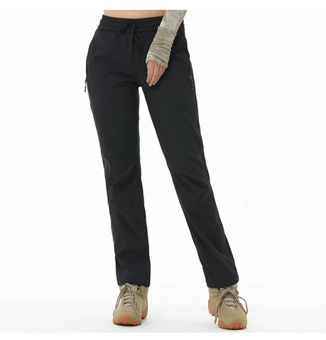 LNGXO Women's Waterproof Hiking Pants – Stretch Cargo Trousers for Trekking, Camping & Outdoor Sports