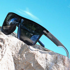 AIMISUV Men's Polarized Oversized Sports Sunglasses – UV400 Protection, Mirror Lens (Model AMS1430)