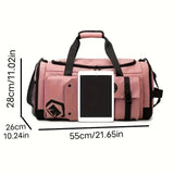 Large-Capacity Travel Backpack with Wet & Dry Separation & Shoe Compartment