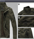 Men’s Plus Size Military Cargo Jacket – Spring & Autumn | Sizes M–6XL | Lightweight, Breathable, Tactical Style