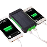200,000mAh Solar Power Bank – Heavy-Duty Outdoor Backup Charger with Dual USB, LED Flashlight & Compass