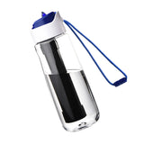 750ml Portable Water Filter Bottle – Outdoor Survival Straw Cup with 0.01 Micron Filtration | Emergency Purifier for Camping & Hiking