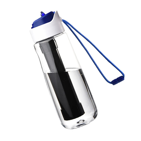 750ml Portable Water Filter Bottle – Outdoor Survival Straw Cup with 0.01 Micron Filtration | Emergency Purifier for Camping & Hiking