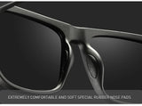 KDEAM Polarized Sunglasses – White Frame UV400 Protection