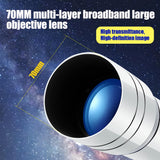 BORWOLF 70400 Professional High-Definition Astronomical Telescope – 333X Magnification