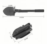 Multifunction Folding Tactical Shovel – Survival & Camping Tool Kit with Canvas Bag