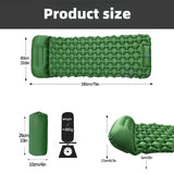 SHXI Ultralight Diamond-Shaped Inflatable Sleeping Pad – Single Person, Waterproof TPU Camping Mat