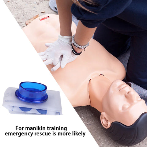 Disposable CPR Face Shield – Emergency Breathing Barrier Mask for First Aid & Training (1–10 Pack)