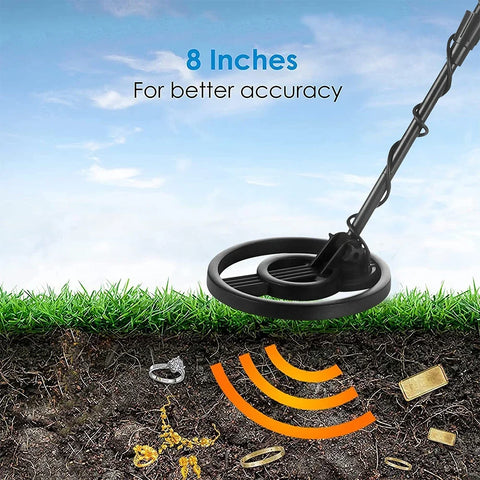 MD4070 Waterproof Underground Metal Detector – High Sensitivity Coin, Jewelry & Gold Finder for Adults & Kids