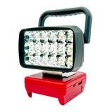 18-LED Portable Work Light – Compatible with Makita, Milwaukee & DeWalt 18V/20V Batteries – 1500LM Spotlight Torch with USB Output