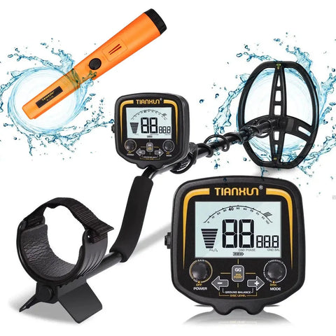 TX-850 High-Precision Underground Gold Metal Detector with TC-110 Pinpointer – Deep Detection Technology