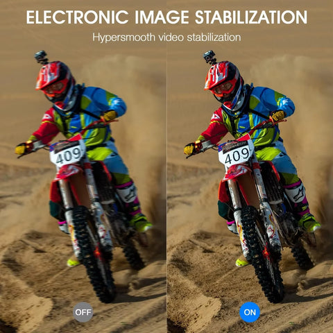 CERASTES V9 4K Ultra HD WiFi Action Camera – Dual Screen, Waterproof, Remote Control, EIS Stabilization