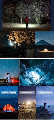 13500mAh Rechargeable Camping Lantern – Waterproof LED Light with Remote Control, Power Bank, & Stepless Dimming