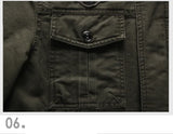 Men’s Plus Size Military Cargo Jacket – Spring & Autumn | Sizes M–6XL | Lightweight, Breathable, Tactical Style