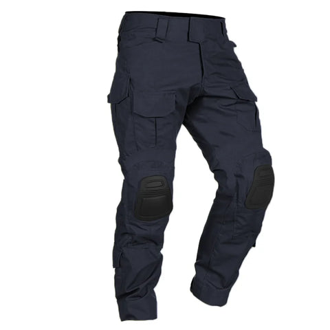 Men’s Tactical Combat Pants with Knee Pads – Camouflage Military-Grade Cargo Trousers for Hunting, Trekking & Outdoor Survival
