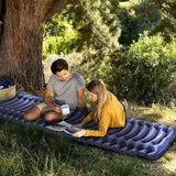 Ultra-Light Thickened Camping Air Mattress with Built-In Pillow & Pump – Compact & Durable Travel Sleeping Pad