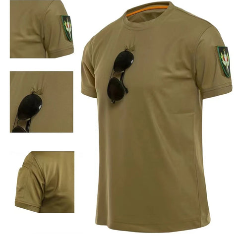 Men’s Quick-Dry Outdoor T-Shirt – Breathable Summer Tee for Hiking, Camping, Trekking & Fishing
