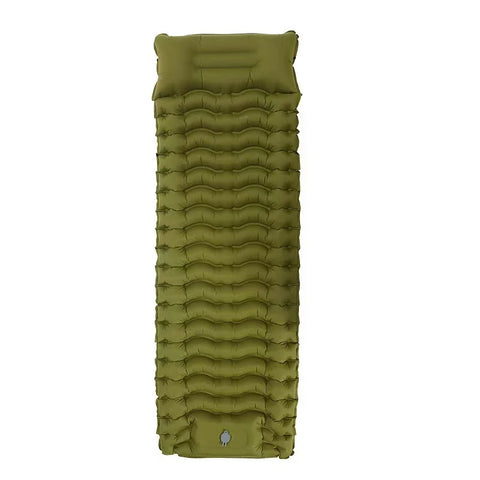 Ultra-Light Thickened Camping Air Mattress with Built-In Pillow & Pump – Compact & Durable Travel Sleeping Pad