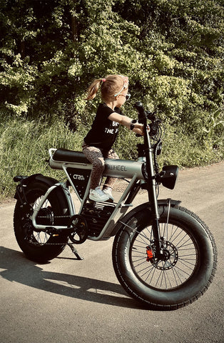 Coswheel CT20S 2000W Electric Dirt Bike – 60V 27.5Ah Fat Tire Ebike for Adults (20" Off-Road Tires, 161km Range)