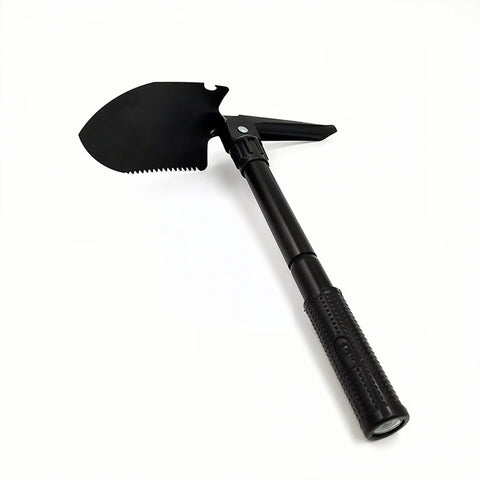 Multifunction Folding Tactical Shovel – Survival & Camping Tool Kit with Canvas Bag