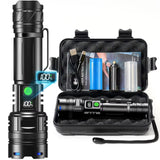 MaxLumenit™ 1,000,000 Lumen Rechargeable LED Flashlight – Ultra-Bright, USB-C, Waterproof, Zoomable Torch for Outdoor & Emergency Use