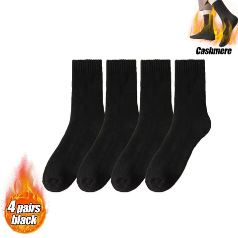 Winter Thermal Socks for Men & Women – Insulated Cold Weather Hiking Socks (Multiple Pairs Available)