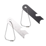 2-Pack Stainless Steel Fire Starter Keychains – Portable Survival Flint & Steel Set