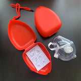 CPR Pocket Rescue Mask – Adult & Child First Aid Emergency Resuscitator with O2 Inlet
