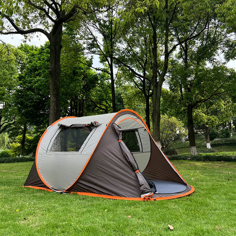 Quick-Open Pop-Up Tent for 5–8 People – Waterproof Hand-Throw Camping & Boat Tent (4-Season, Double Layer)