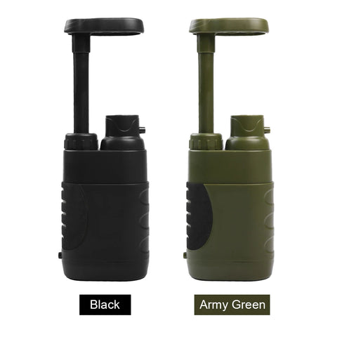 Portable Outdoor Water Filter Pump – Emergency Camping & Survival Water Purifier (5000L Capacity)