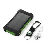200,000mAh Solar Power Bank – Heavy-Duty Outdoor Backup Charger with Dual USB, LED Flashlight & Compass