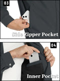 TACVASEN Men’s Lightweight Bomber Jacket – Casual Zip-Up Workwear for Spring & Fall, Water-Resistant Outdoor Windbreaker