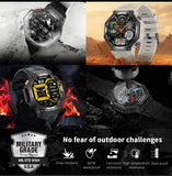 LIGE 2025 GPS Smartwatch for Men – Outdoor Sport Watch with AI Assistant, Compass, Altimeter, Barometer, and 3ATM Waterproof Protection