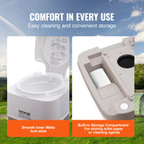 VEVOR Portable Camping Toilet – 3.2/5.3 Gal Waste Tank, 2.6/3.2 Gal Flush Tank, Pressurized Flush with Level Indicator – Compact, Durable & Odor-Free