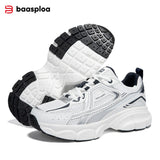 Baasploa Women's Lightweight Mesh Running Shoes – Breathable Outdoor Jogging Sneakers with Anti-Slip Sole