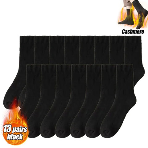 Winter Thermal Socks for Men & Women – Insulated Cold Weather Hiking Socks (Multiple Pairs Available)