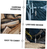 2-Pack Stainless Steel Fire Starter Keychains – Portable Survival Flint & Steel Set