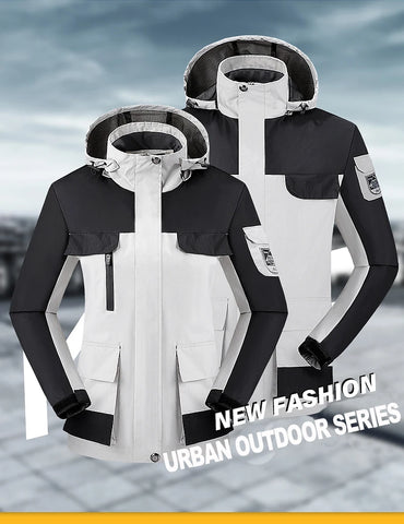 CHRLCK Women's Waterproof Hiking Jacket – Windproof, Quick-Dry Outdoor Shell with Custom Logo Option