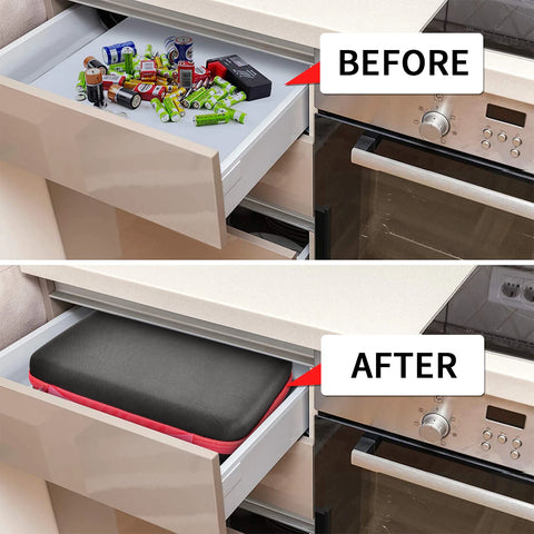 Battery Organizer Case with Tester – Large Capacity Storage Holder for Home & Garage